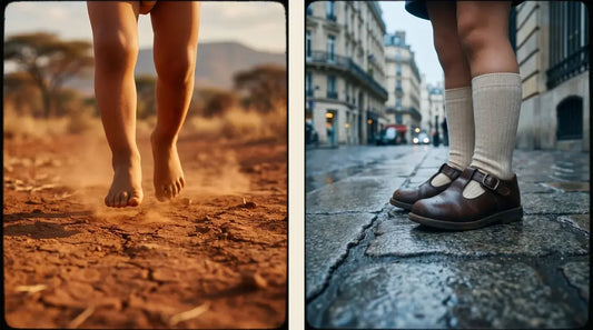 810 enfants, 2 continents, un verdict sans appel : pourquoi ceux qui grandissent pieds nus bougent mieux.
