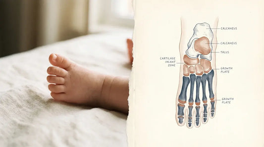 À 12 mois, 80 % des pieds de votre bébé ne sont pas encore des os. Voici pourquoi ça change tout.