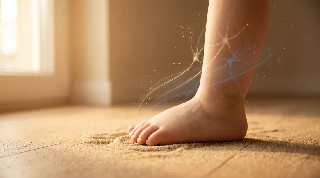Votre bébé a un "sixième sens" que vous ne connaissez pas. Et les mauvaises chaussures sont en train de l'eteindre.