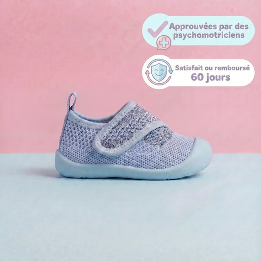 Les chaussures qui laissent le pied de ton bébé se développer naturellement
