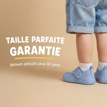 Les chaussures qui laissent le pied de ton bébé se développer naturellement